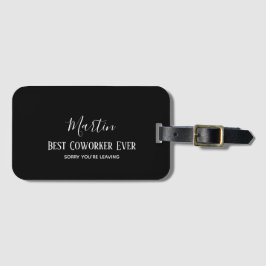 Coworking Chef Lämnar ADD Funny Quote, Anpassnings Bagagebricka