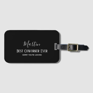 Coworking Chef Lämnar ADD Funny Quote, Anpassnings Bagagebricka