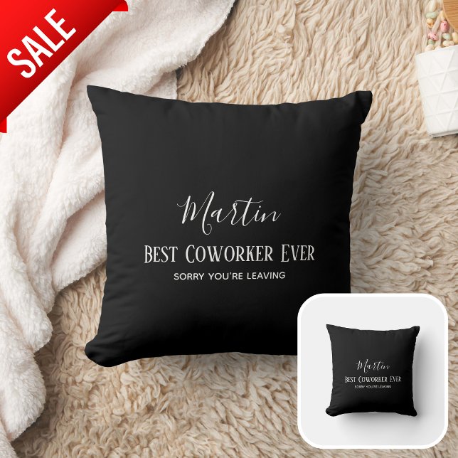 Coworking Chef Lämnar ADD Funny Quote, Anpassnings Kudde (Skapare uppladdad)