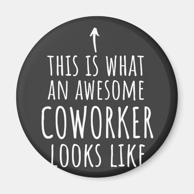 Coworking Gift, Coworking Mugg, Fantastisk Coworki Magnet (Framsidan)