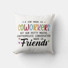 Coworking Quote - Arbete som har gjort oss till me Kudde
