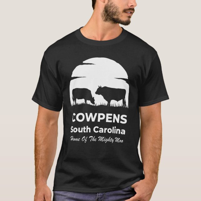 Cowpens SC South Carolina Mighty Moo Festival 2 T Shirt (Framsida)