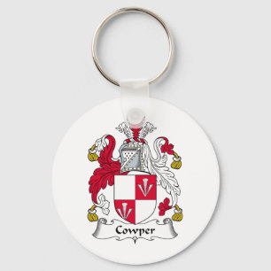 Cowper Family Crest Nyckelring