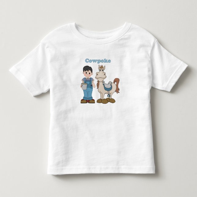 Cowpoke Cowboy Tee Shirt (Framsida)