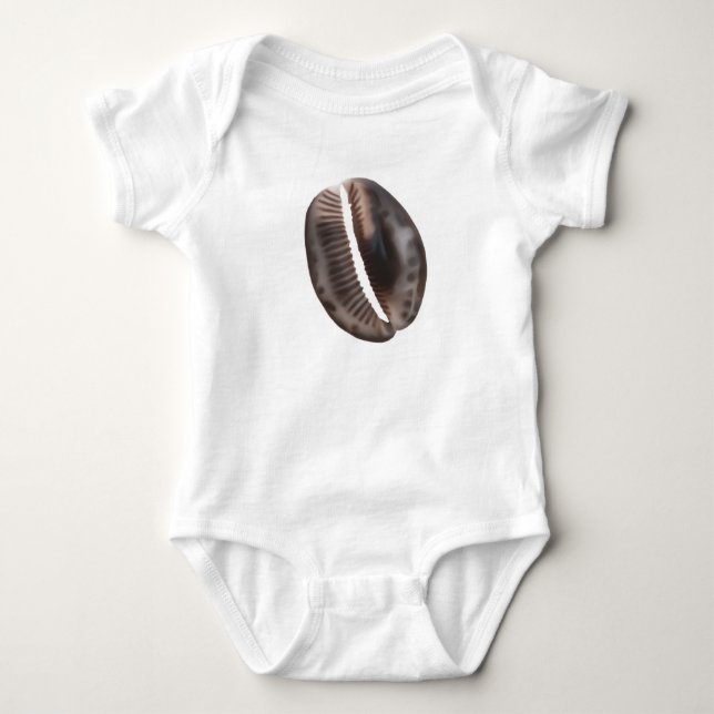 Cowrie Snäcka Baby Outfit T Shirt (Framsida)