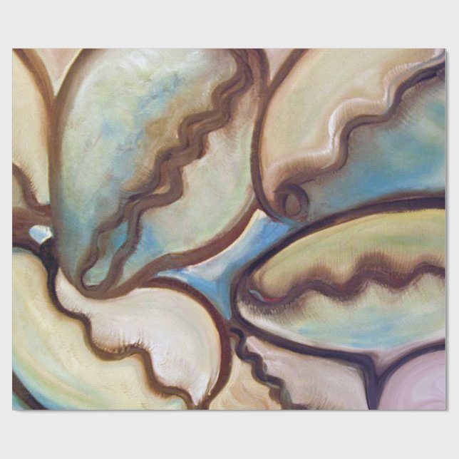 Cowriesnäckor Presentpapper (Platt)