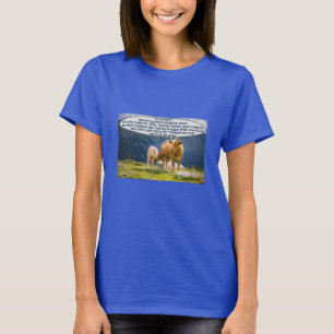 Cow's Common Sense (mörk) T-Shirt