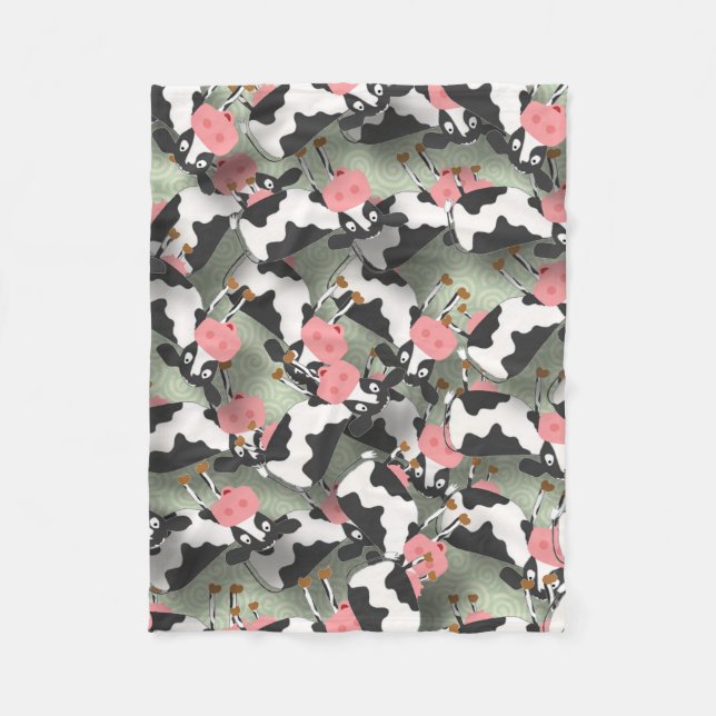 Cows Fleece Blanket (Framsidan)
