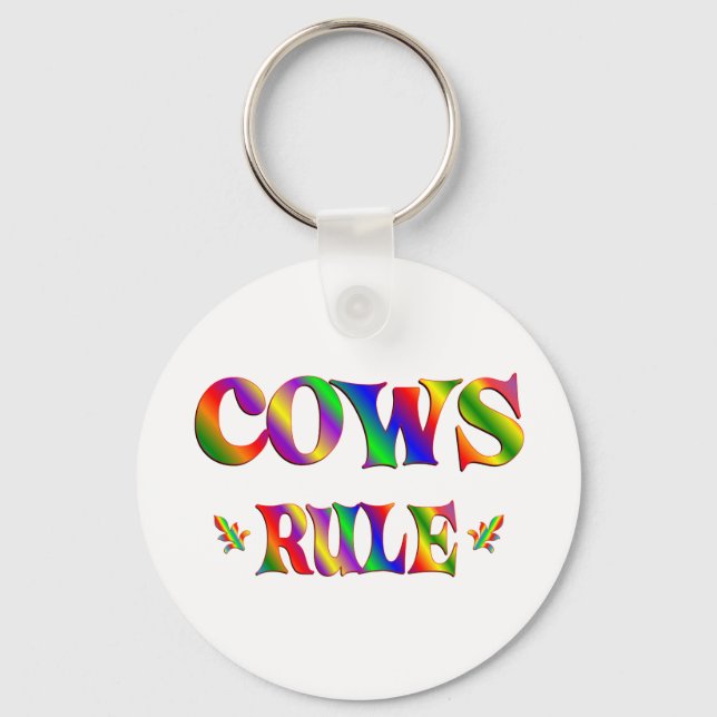 COWS RULE NYCKELRING (Framsida)