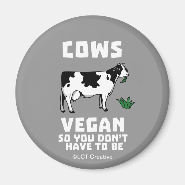 Cows Vegan, så du behöver inte vara Magnet (Framsidan)