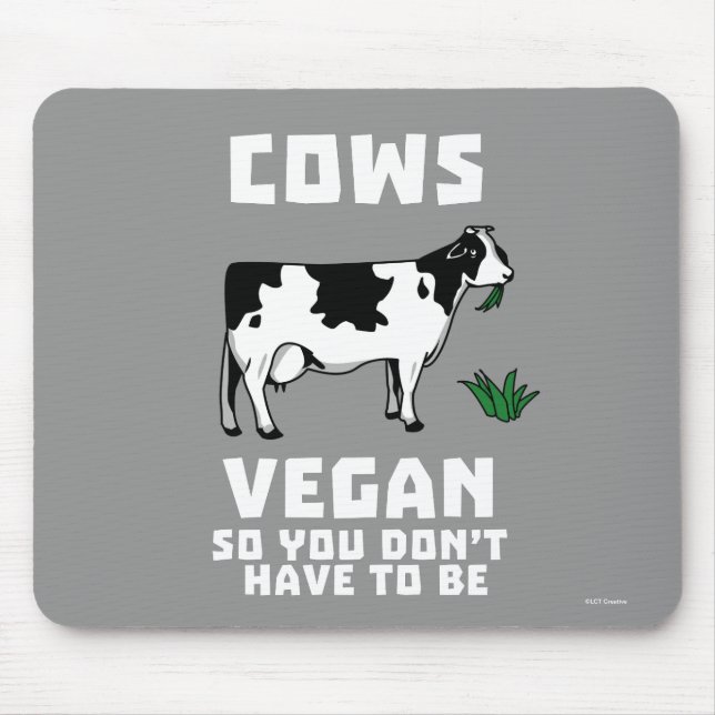 Cows Vegan, så du behöver inte vara Musmatta (Framsidan)