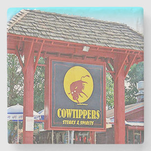 Cowtippers Coaster. för Atlanta marmorsten Stenunderlägg