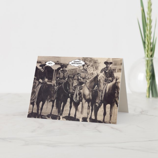 Cowtjejer Birthday Card Kort (Framsida)