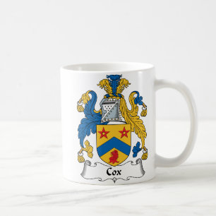 Cox familjvapensköld kaffemugg