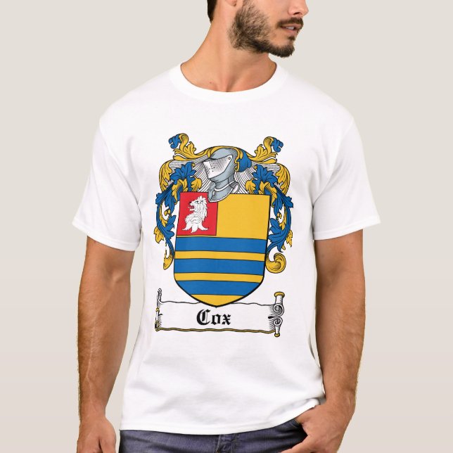 Cox familjvapensköld t-shirt (Framsida)