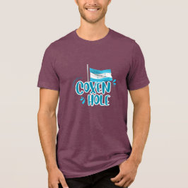Coxen Hole med Honduras flagga T Shirt