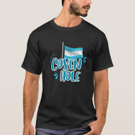 Coxen Hole med Honduras flagga T Shirt