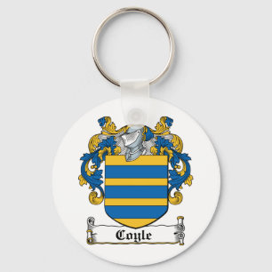 Coyle familjvapensköld nyckelring