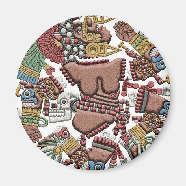 Coyolxauhqui Fridge Magnet (Framsidan)