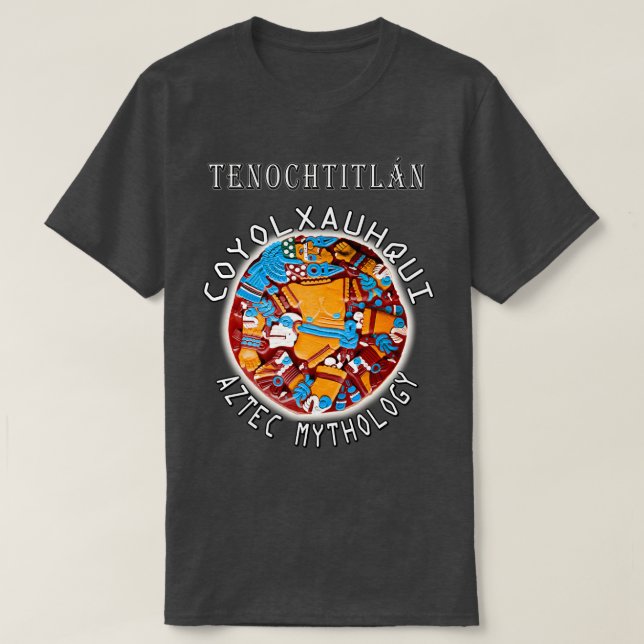 Coyolxauhqui Goddess Disk T Shirt (Design framsida)
