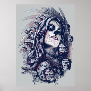 Coyolxauhqui Poster