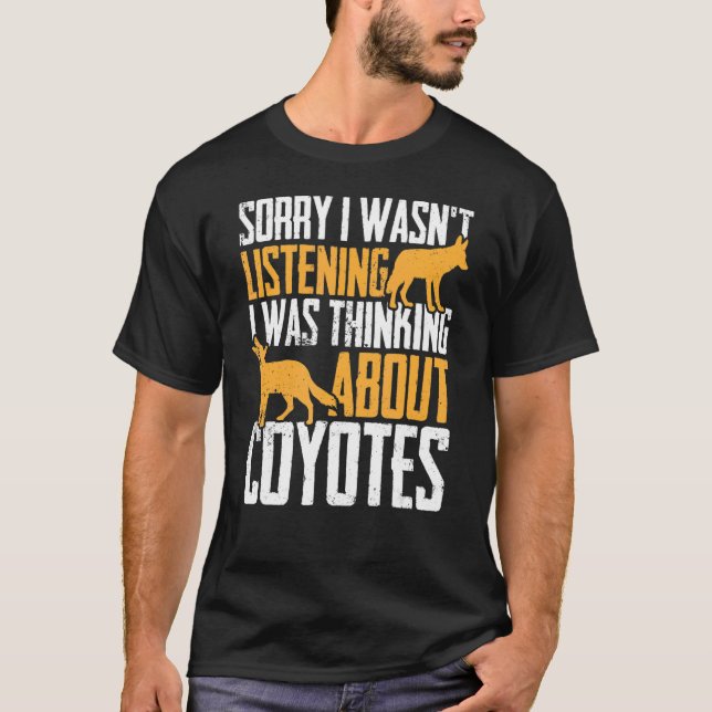 Coyote Animal Coyote 1 T Shirt (Framsida)
