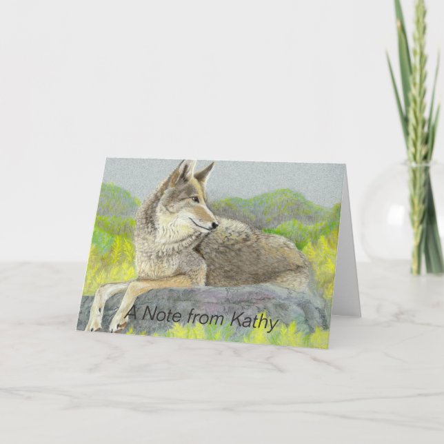 Coyote Anteckningskort (Framsida)