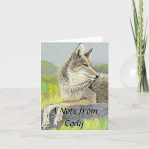 Coyote Anteckningskort