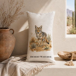 Coyote Casita Västerländsk Rumsaccent Lumbarkudde