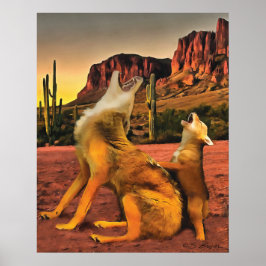 Coyote ’Coyote Howling’ Poster
