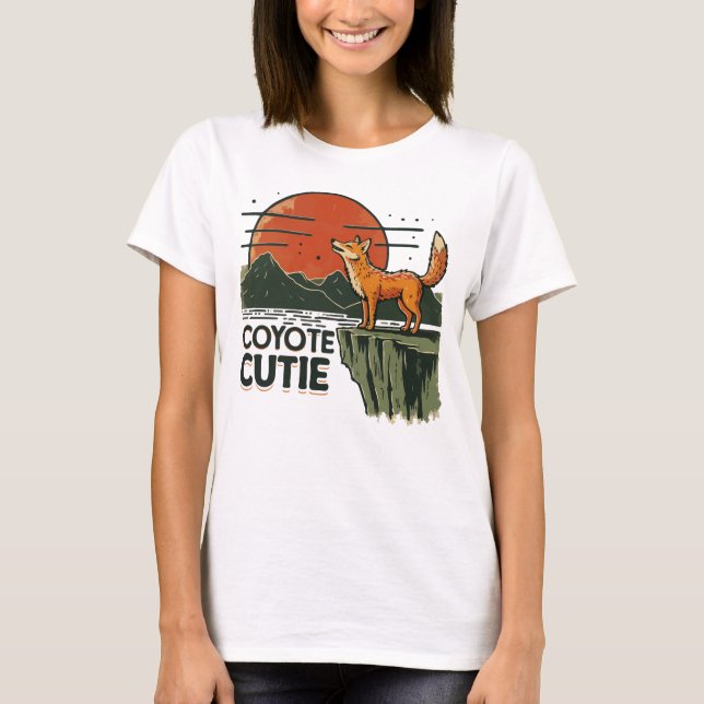 Coyote cutie t shirt (Framsida)