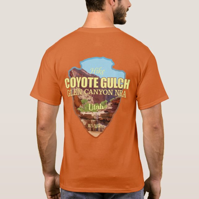 Coyote Gulch (pilhuvud) T Shirt (Baksida)
