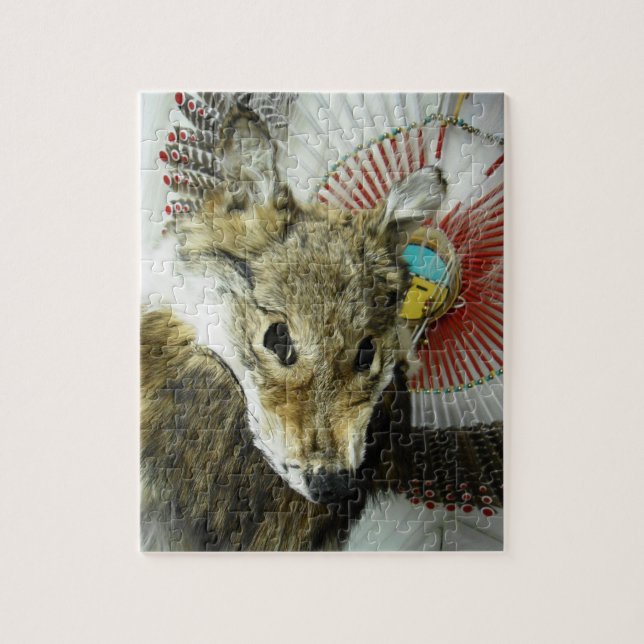 Coyote Headdress Pussel (Vertikal)