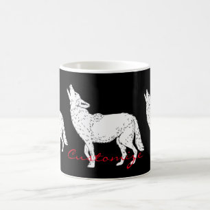 Coyote Howling Thunder_Cove Kaffemugg
