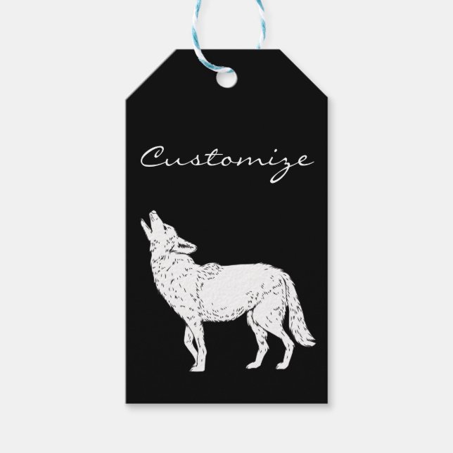 Coyote Howling Thunder_Cove Presentetikett (Framsidan)