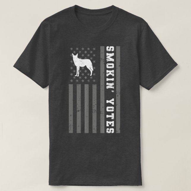 Coyote HuntingSmokin Yotes T Shirt (Design framsida)