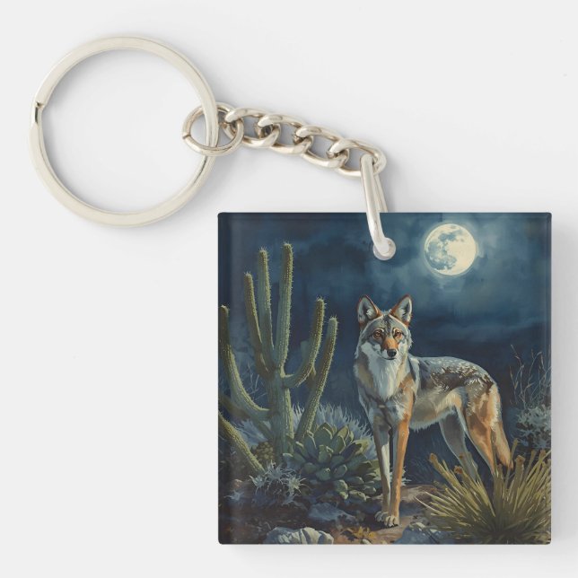 Coyote och Måne Desert Ligcape (Framsidan)