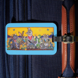 Coyote Roadrunner Desert Luggage för sydvästra dju Bagagebricka