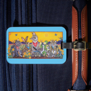 Coyote Roadrunner Desert Luggage för sydvästra dju Bagagebricka