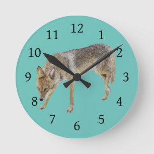 Coyote Rund Klocka