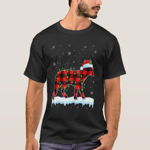 Coyote Santa Hat Cute Animals Julafton Ligh T Shirt