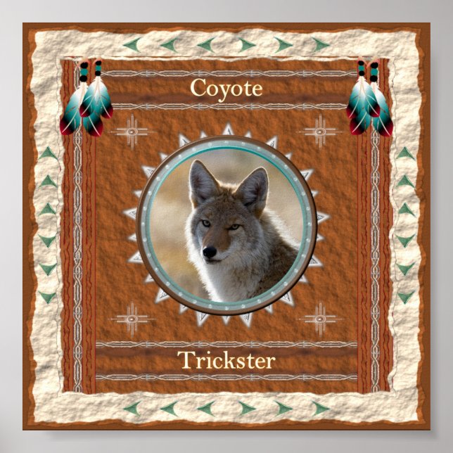 Coyote Trickster Energi  Poster (Framsidan)