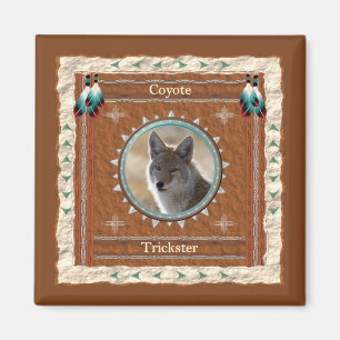 Coyote-Trickster-Magnet Magnet