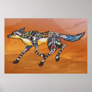 Coyote Trickster Poster