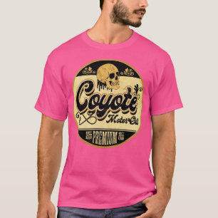 Coyote Vintage Oil-tecken T Shirt