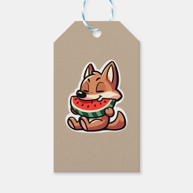 Coyote Watermelon Presentetikett (Framsidan)