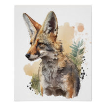 Coyote Wildlife Wall Art