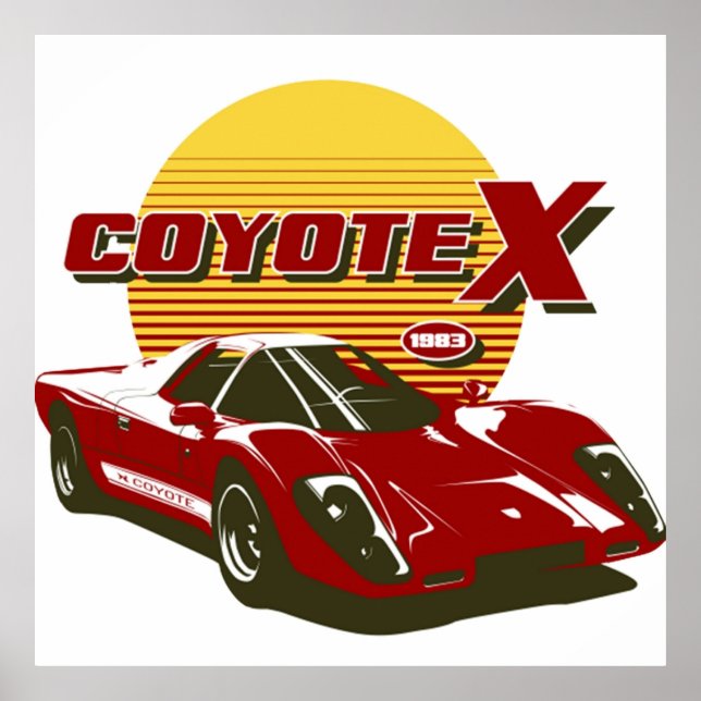 Coyote X Hardcastle McCormick Poster (Framsidan)