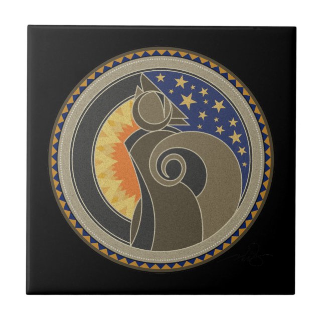 Coyotes anda kakelplatta (Framsidan)