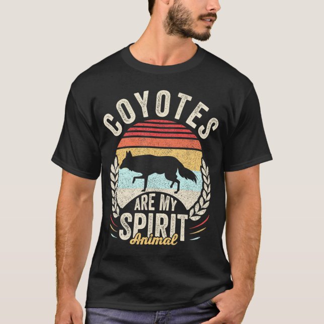 Coyotes är min själ i Älskare T Shirt (Framsida)